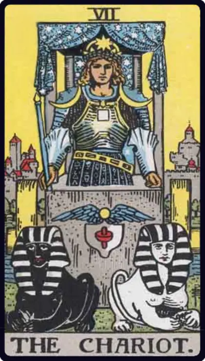 The Chariot tarotkort